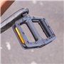 BBB Cycling TrailRide Pédales Plates VTT 9/16" | Aluminium CrMo Anti-Dérapant Durable | Convient pour VTT, Vélo Électrique et E-