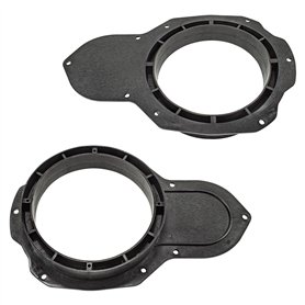 tomzz Audio 2857-021 Anneaux de Haut-parleurs Adaptateurs Supports compatibles avec VW Passat 3C CC Porte Avant pour Haut-parleu