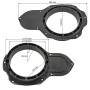 tomzz Audio 2857-021 Anneaux de Haut-parleurs Adaptateurs Supports compatibles avec VW Passat 3C CC Porte Avant pour Haut-parleu