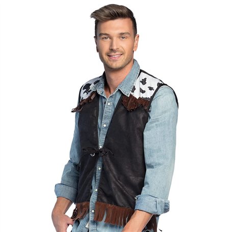 Boland 54323 Gilet Western pour Adulte Marron Taille L/XL