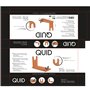 Quid Jambonnier en Bois Banco Bois Bois et métal (35 x 14 x 22,5 cm)