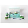 La Pajarita 422394 - Peintures de tissu+ pinceau - 6 bidons