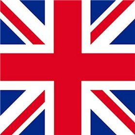 BANDANA Drapeau Royaume-Uni 50x50cm - Drapeau anglais - UK - Grande Bretagne 50 x 50 cm - AZ FLAG