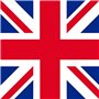 BANDANA Drapeau Royaume-Uni 50x50cm - Drapeau anglais - UK - Grande Bretagne 50 x 50 cm - AZ FLAG