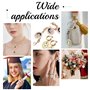 PH PandaHall Lot de 10 Supports Pendentifs Ovales en Alliage Plateau de Collier pour Cabochon/Medaillon/Camee, 25x18mm, Argent A