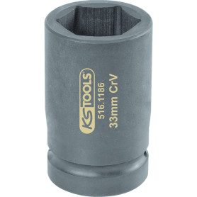 KS Tools 516.1186 - Douille à chocs 6 pans 1" 33 mm du coffret 516.1180