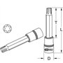 KS Tools - 911.1335 - Jeu de douilles tournevis 1/2" Ribe - 9 pièces - M5 à M14
