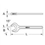 KS Tools 517.2517 Clé à fourche 17 mm