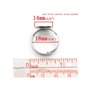 HOUSWEETY 10 Supports de Bague Reglable Plateau Rond Couleur Moins Brillant 18mm