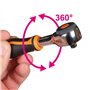 Beta 900/58 - Cliquet réversible avec manche rotatif et carré mâle 1/4" mécanisme à 52 dents