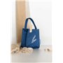 WENKO Sac Porte Pinces à Linge Bleu, Polyester, 17 x 19 x 10 cm, Bleu