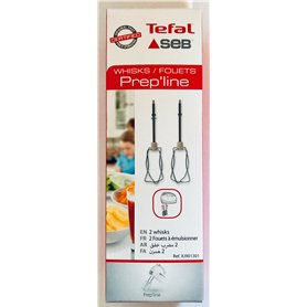 SEB - Fouet X2 à Emulsionner pour Robot Multifonctions - Acier Inoxydable - Silver