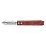 PRADEL ÉPLUCHEUR Manche Bois TEINTÉ 2 TRANCHANTS