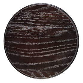 JANUEL - Écusson Chêne Dents Sanglier - Diamètre 20cm - Foncé