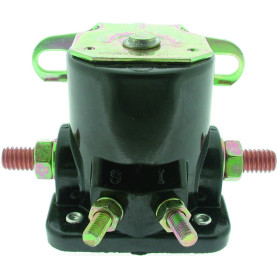 GREENSTAR - Relais De Démarreur Solénoïde Universel - Pièce De Remplacement Adaptable - Fixation Latérale - Branchement 4 Bornes
