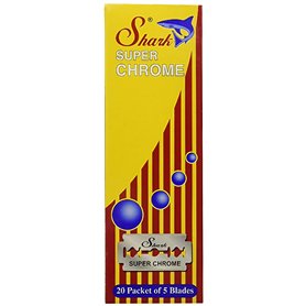 Lot de 100 lames de rasage Shark Chrome