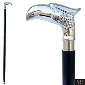 liquidation de Produits Vente 50% Cane et bâton de marche ** Symbole de puissance et de force ** SouvNear 95 cm Rare Eagle Head