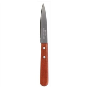 PRADEL COUTEAU OFFICE LAME 9CM MANCHE BOIS A RIVET
