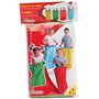 Equilibre et Aventure Amusement d'enfant : Lot de 4 Grands Sacs en Tissu avec poignées de 55 x 25 x 25 cm pour Course en Sac d'e