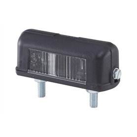 HELLA VALUEFIT Feu éclaireur de plaque - Halogène - 12V / 24V - Montage en saillie/vissé - Couleur du voyant: limpide - Fiche: F HELLA VALUEFIT Feu éclaireur de plaque - Halogène - 12V / 24V - Montage en saillie/vissé - Couleur du voyant: limpide - Fiche: F