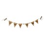 5 m personnalisables pour décoration de fête Marron Tail