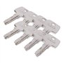 ABUS - EC550 Profil-Cylindre à bouton Longueur Z40/K40mm avec 8 Clés