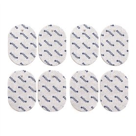 Électrodes compatibles avec les appareils d'électrostimulation Panasonic - 8 électrodes ovales 7 x 5 cm - (TENS-EMS)