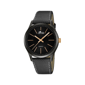 LOTUS Lotus-18165/2-Montre Homme-Quartz-Analogique-Aiguilles Lumineuses-Bracelet différents matériaux Gris