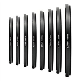 Belmalia 8 kit de Bagues d'Adaptation Step-Down/Anneaux de Lentille