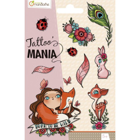 MY MANDARINE CC003O - TATOO'MANIA - 1 feuille 10