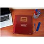Livre d'actes DOHE Bordeaux A4 100 Volets 4 Anneaux (25 mm)
