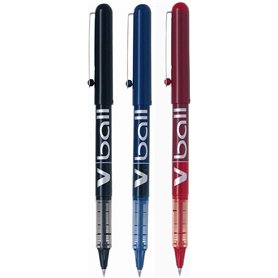 Pilot V Ball Lot de 3 Stylos à bille à encre liquide de 0