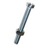 Dresselhaus vis à tête fendue et écrou cylindrique galvanisé 5 m x 20 mm-lot de 25