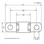 Restagraf - Fusible Midi pour Automobile - Puissance 150 A - 58 V - Réf. 225184 - Blister de 1