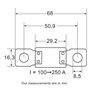 Restagraf - Assortiment de Fusible Méga - Protection Circuit Électrique de 100 à 250 A et 32 V - Pour l'Automobile et l'Industri