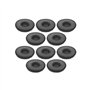 Jabra B2B Larges Coussinets Simili Cuir pour Jabra BIZ 2400 II Nouvelle Generation - Pack de 10 pièces Noir