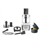 Magimix Mini Plus Zilver/Zwart Robot Culinaire 9.7 livres 400W Sécurité Verrou Acier Inoxydable Hachage Lavage à la main