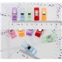 ilauke 100PCS Clips Pinces DIY 2.7 * 1.0 * 1.5cm Couture en Plastique pour Reliure Patchwork Crochet Tricot Artisanat Couleurs A