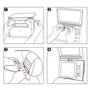 TFY Support Voiture Appui-tête pour Lecteur de 6- 10 pouce DVD Portable