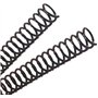 Spirales à reliure DHP 5:1 100 unités métal noir A4 Ø 24 mm