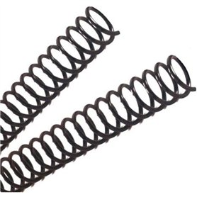 DHP Lot de 100 spirales pour reliure Noir A4 Métal Ø 14 mm