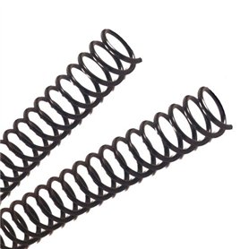 DHP Lot de 100 spirales pour reliure Noir A4 Métal Ø 12 mm