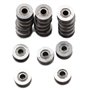 Lot de 20 roulements à billes 624ZZ 4 mm avec rainure en V scellée 4 x 13 x 6 mm