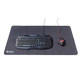 Sandberg Gamer Desk Pad XXXL | pour Souris et Clavier | sous-Main de Bureau à Surface gigantesque | Fond antidérapant | Tapis de