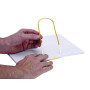 7 cm Jaune/Blanc