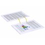 Fellowes 1189101 Lot de 100 Clips Tube pour archives Bankers Box 9,7 cm Jaune/Blanc