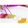 Decora 9271044 Compas avec Guide avec 3 Bandes MARQUEURS ET Tapis, Plastique