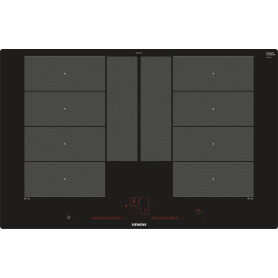Siemens EX801LYC1E plaque Noir Intégré (placement) Plaque avec zone à induction 4 zone(s)