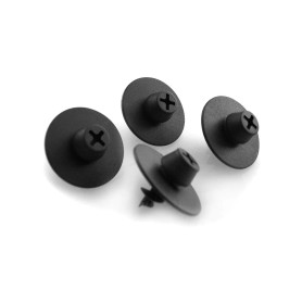 kh Teile Lot de 4 supports de fixation pour tapis de sol (anthracite)