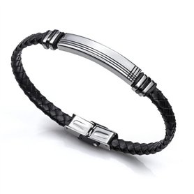 Viceroy – 5015598 – Bracelet Fashion Acier Inoxydable Cuir 21.5 cm – 6300p01010